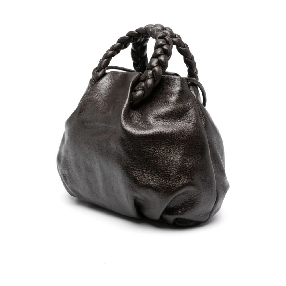 Hereu Bruine Leren Handtas Brown Dames