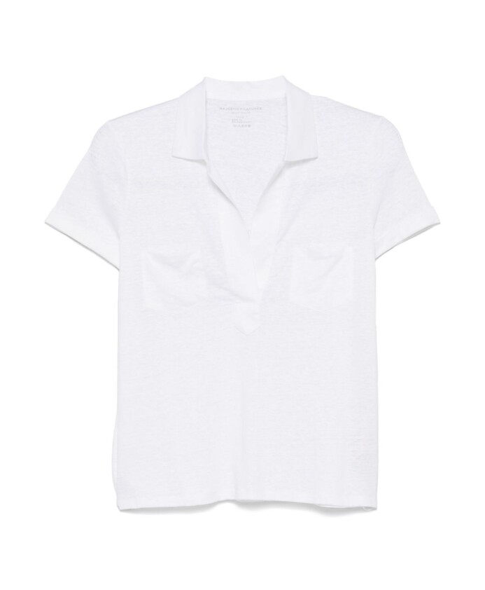witte-v-hals-t-shirts-en-polos