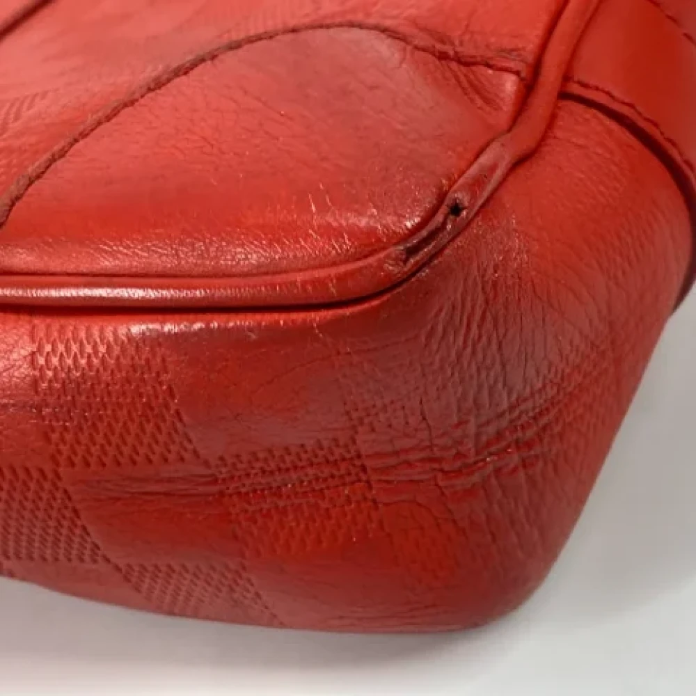 Louis Vuitton Vintage Pre-owned Fabric louis-vuitton-bags Red Heren