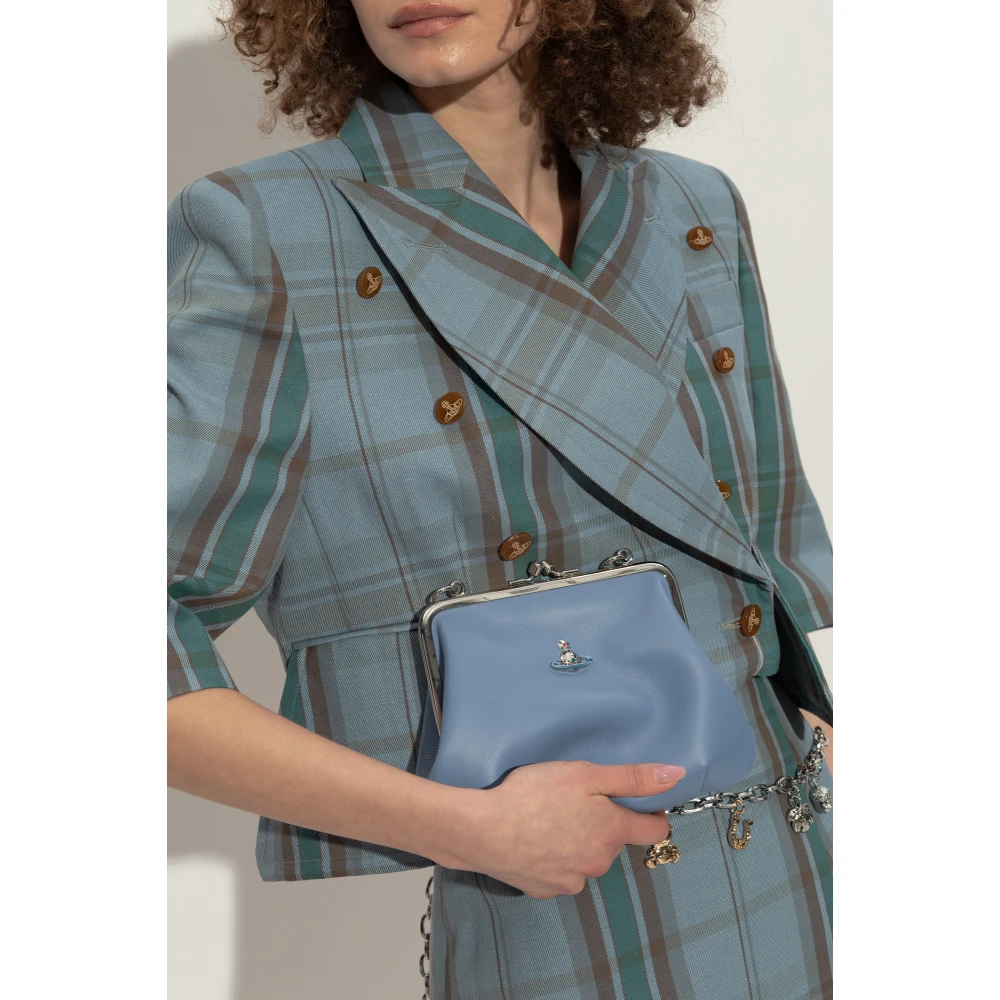 Vivienne Westwood Schoudertas Oma Frame Blue Dames