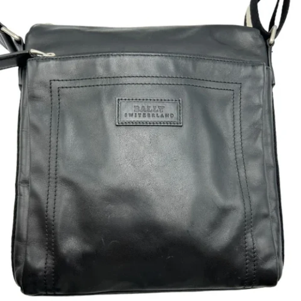 Bally Pre-owned Leather shoulder-bags Black Dames