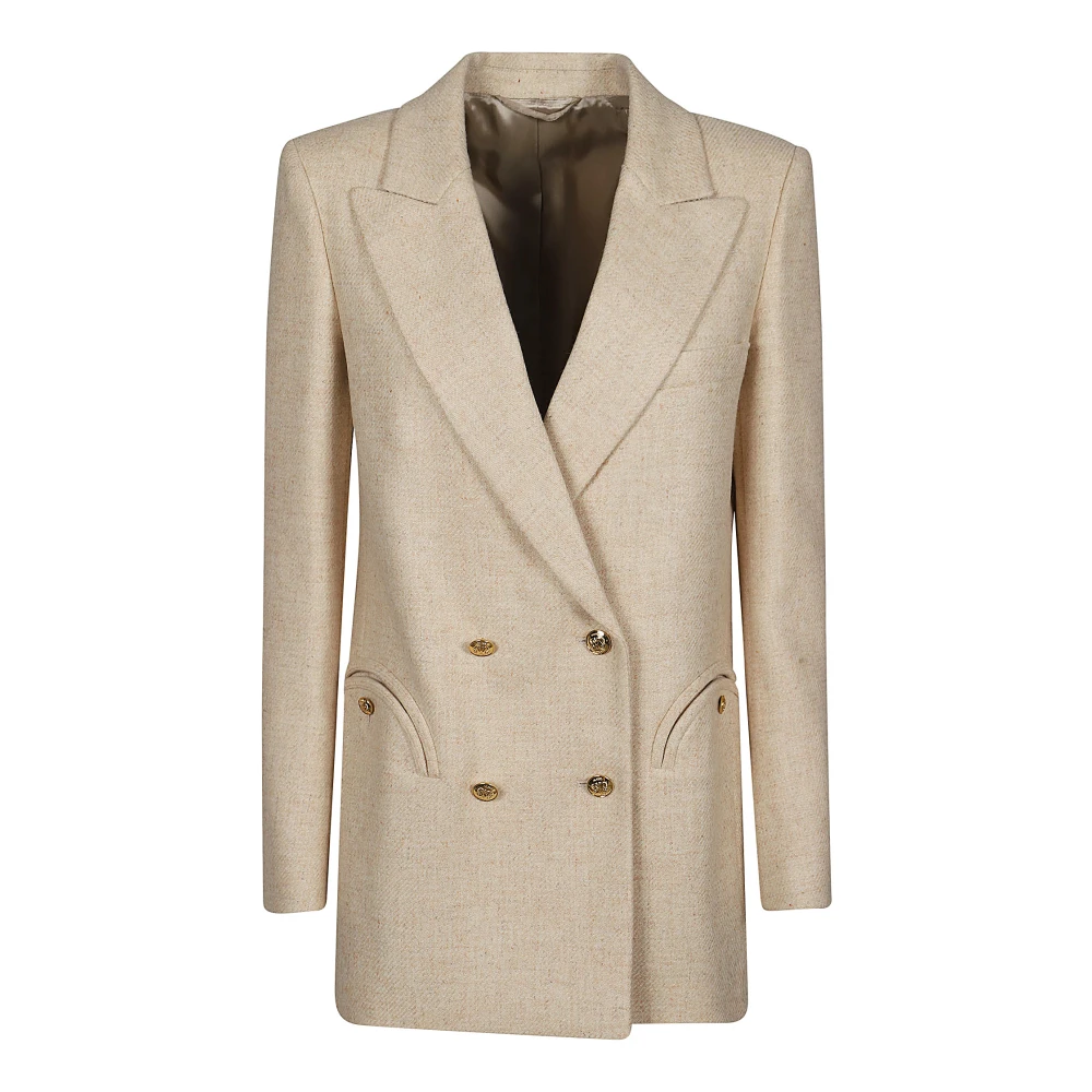 Blazé Milano Dagelijkse Blazer Beige Dames