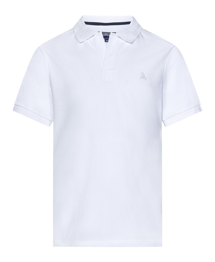 witte-v-hals-poloshirt-met-schildpad-borduursel