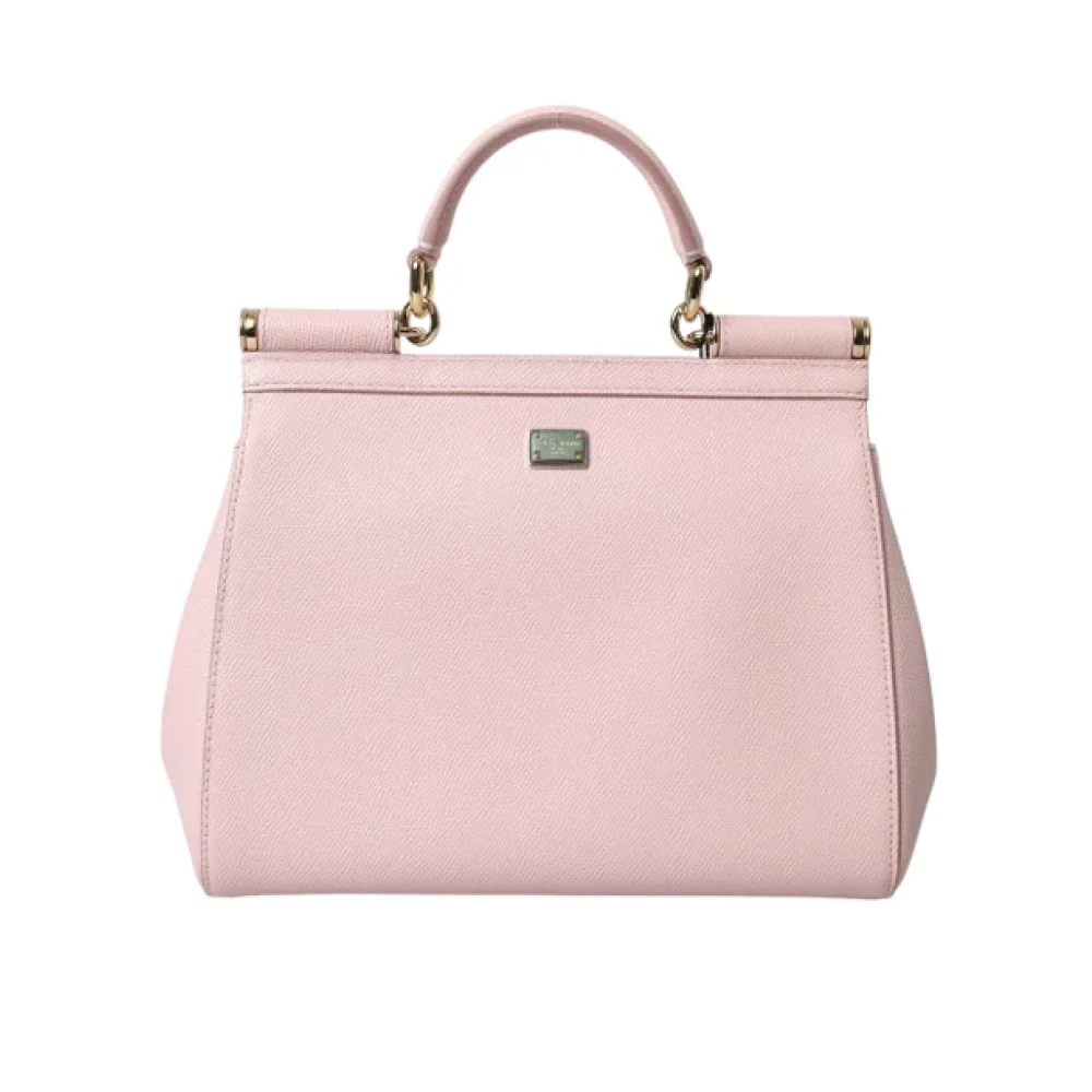 Dolce & Gabbana Pre-owned Leather handbags Pink Dames