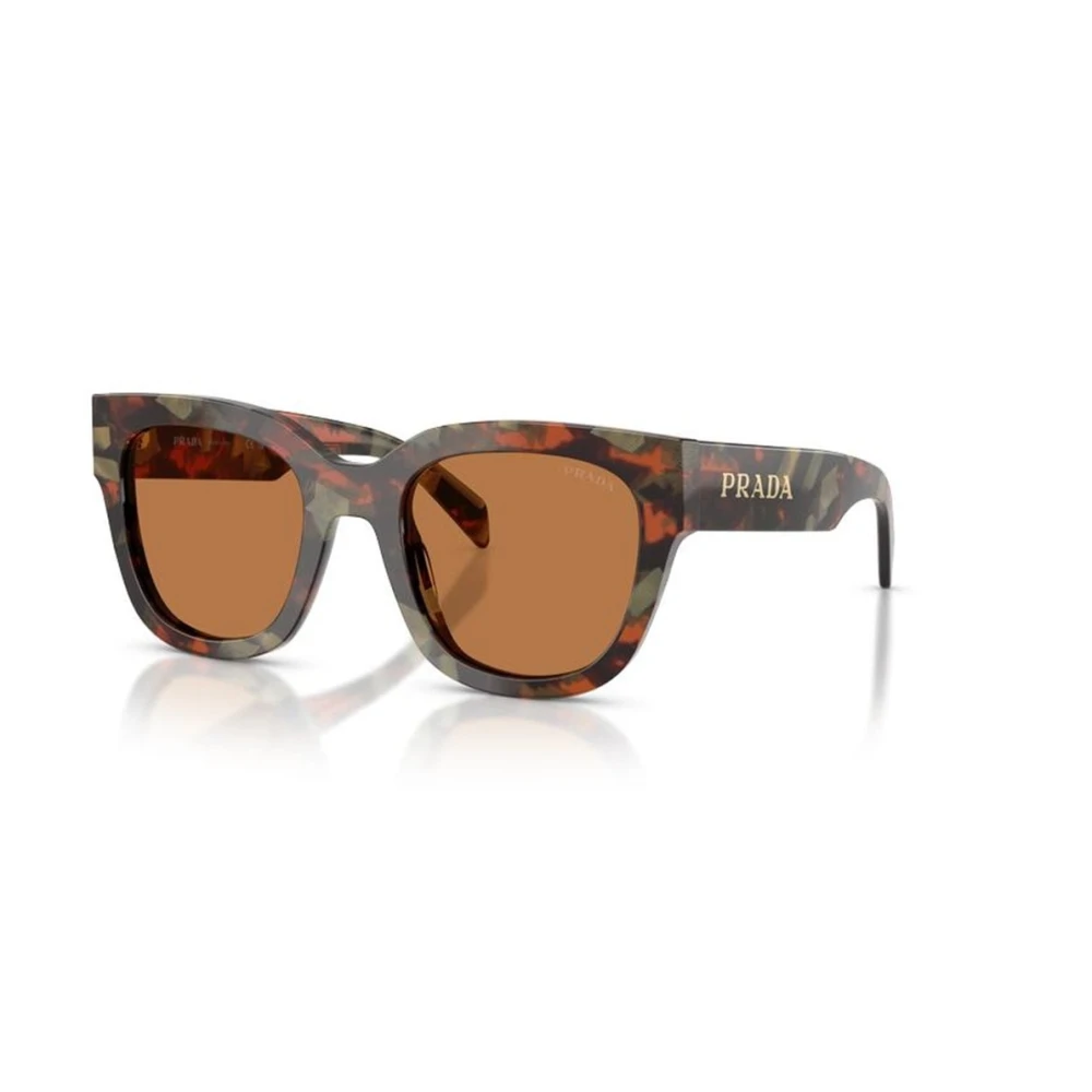 Prada Women's Brown Geometric Sunglasses