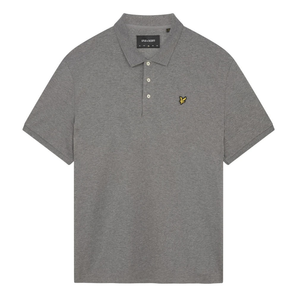T-Shirt & Polo Lyle & Scott Sp400vog Polo-T28 Mi Grey Marl Uomo Grigio Piccolo - Immagine 4