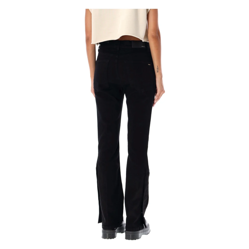 Amiri Kick Flare Denim Jeans Black Dames