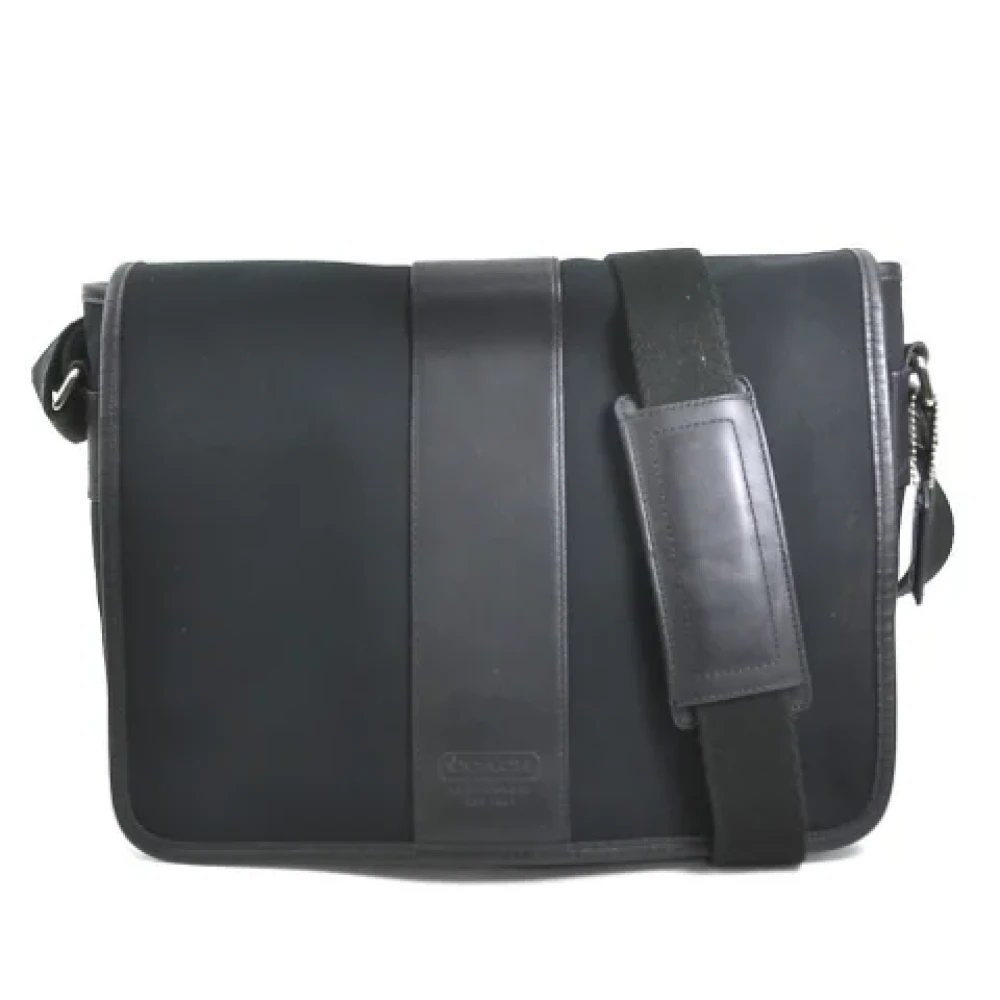 Coach Pre-owned Canvas shoulder-bags Black Dames