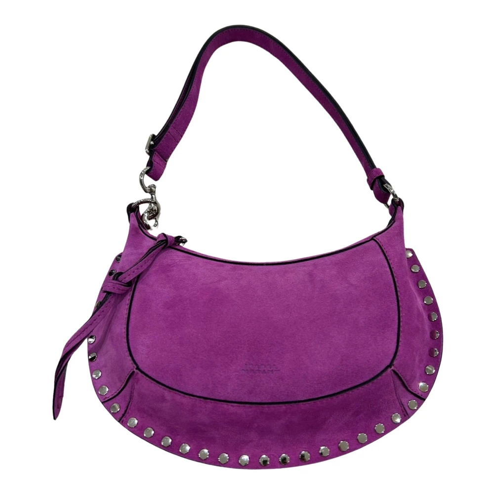 Isabel Marant Étoile Paarse Baguette Schoudertas met Studs Purple Dames