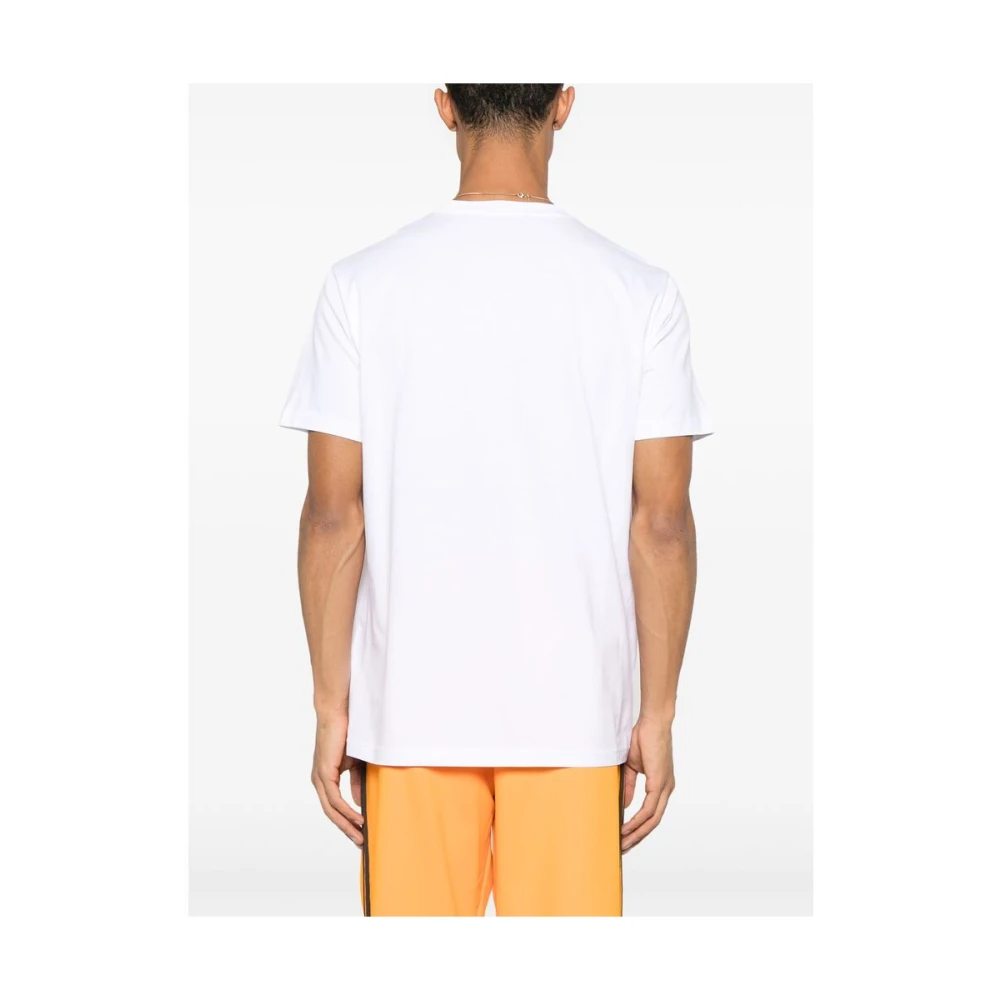 Iceberg Witte Crew Neck T-shirt Korte Mouwen White Heren