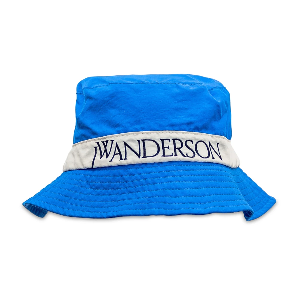 JW Anderson Logo Bucket Hat Blue Heren