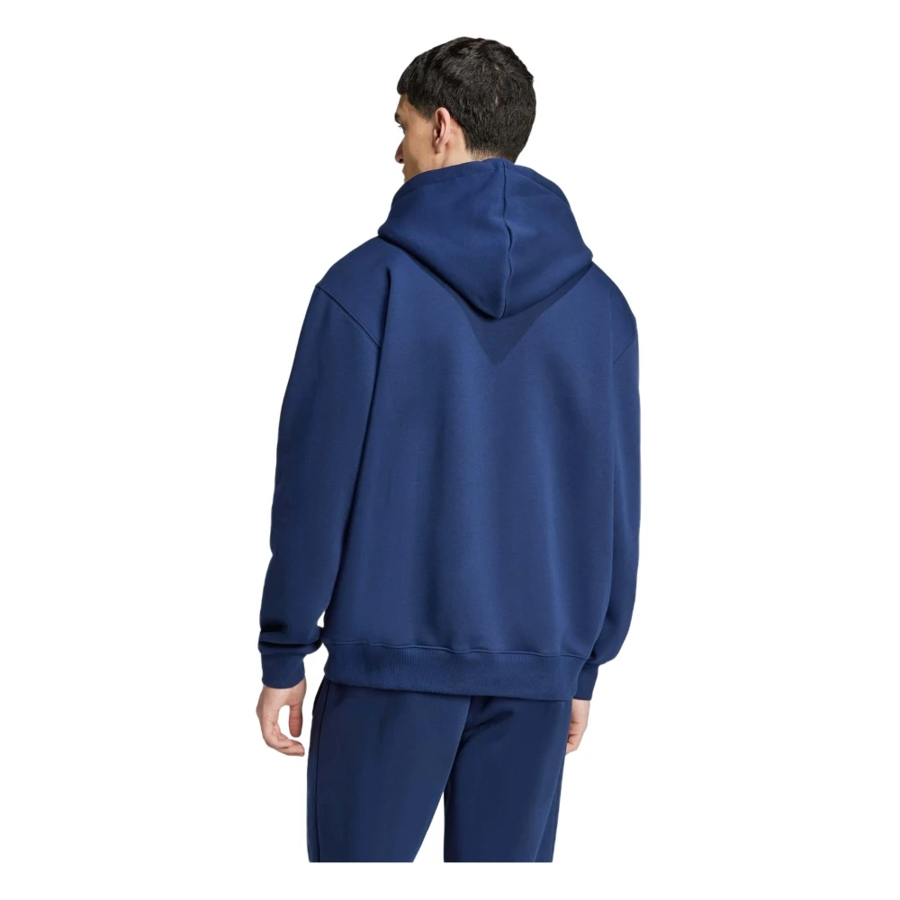 Adidas Originals 70s Fleece Hoodie Blue Heren