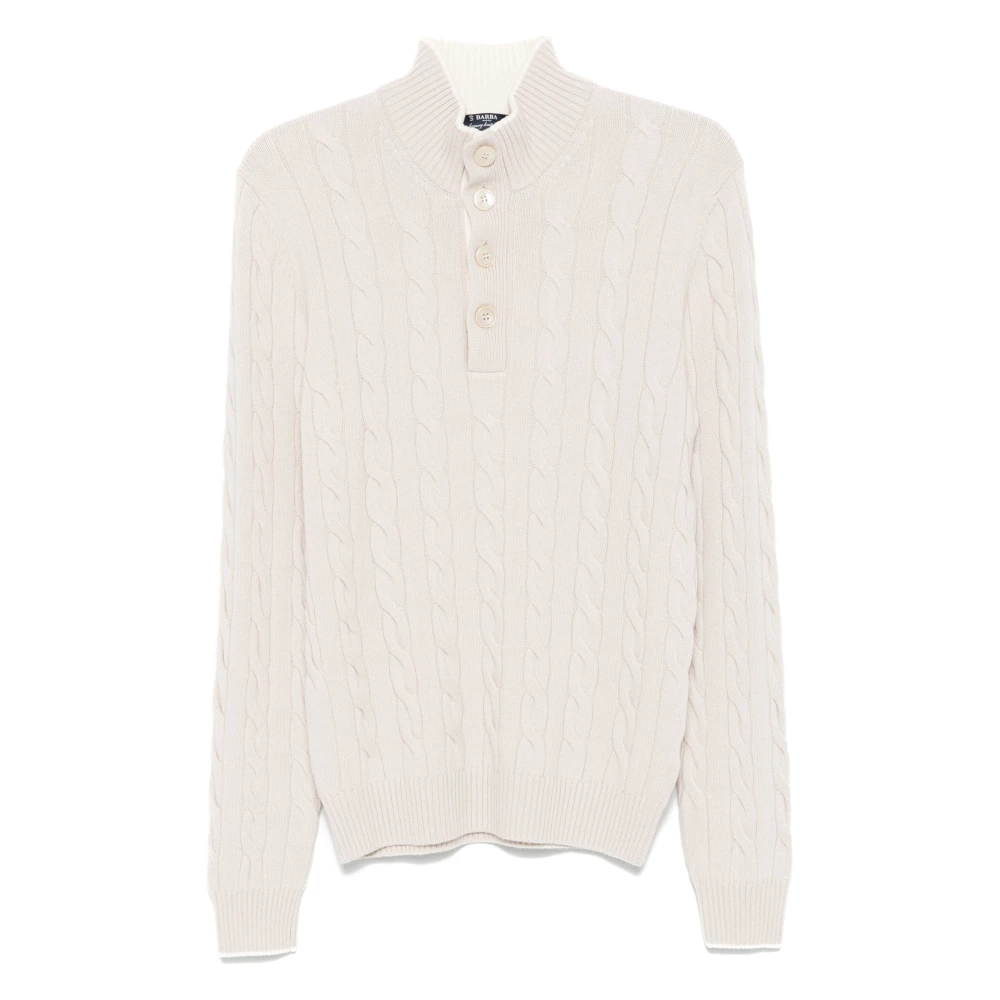 Knitwear > Round-neck Knitwear - - Barba - Modalova