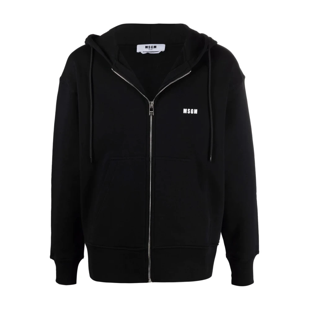 Msgm Zwarte Sweater Collectie Black Heren
