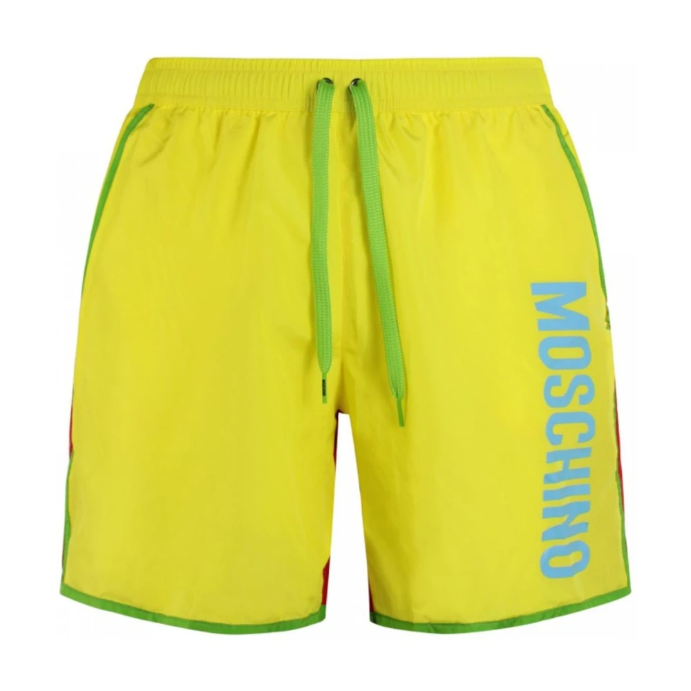 Moschino Heren Zwemshorts Multicolor Strandkleding Yellow Heren