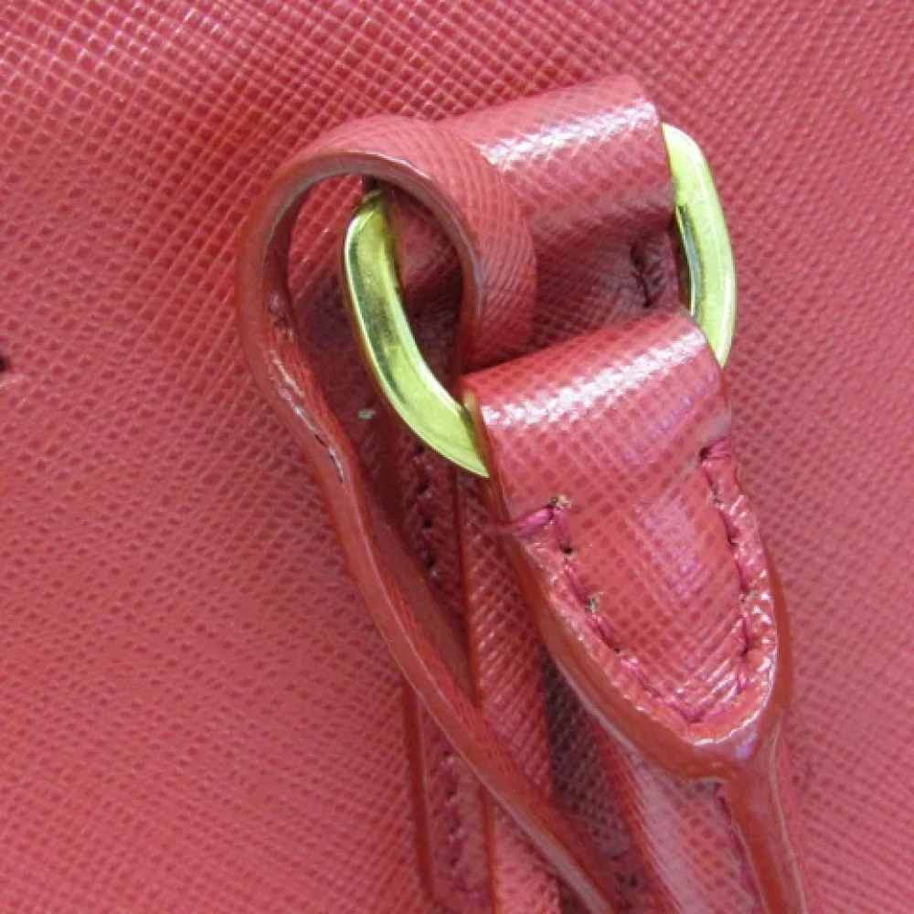 Prada Vintage Pre-owned Fabric prada-bags Red Dames