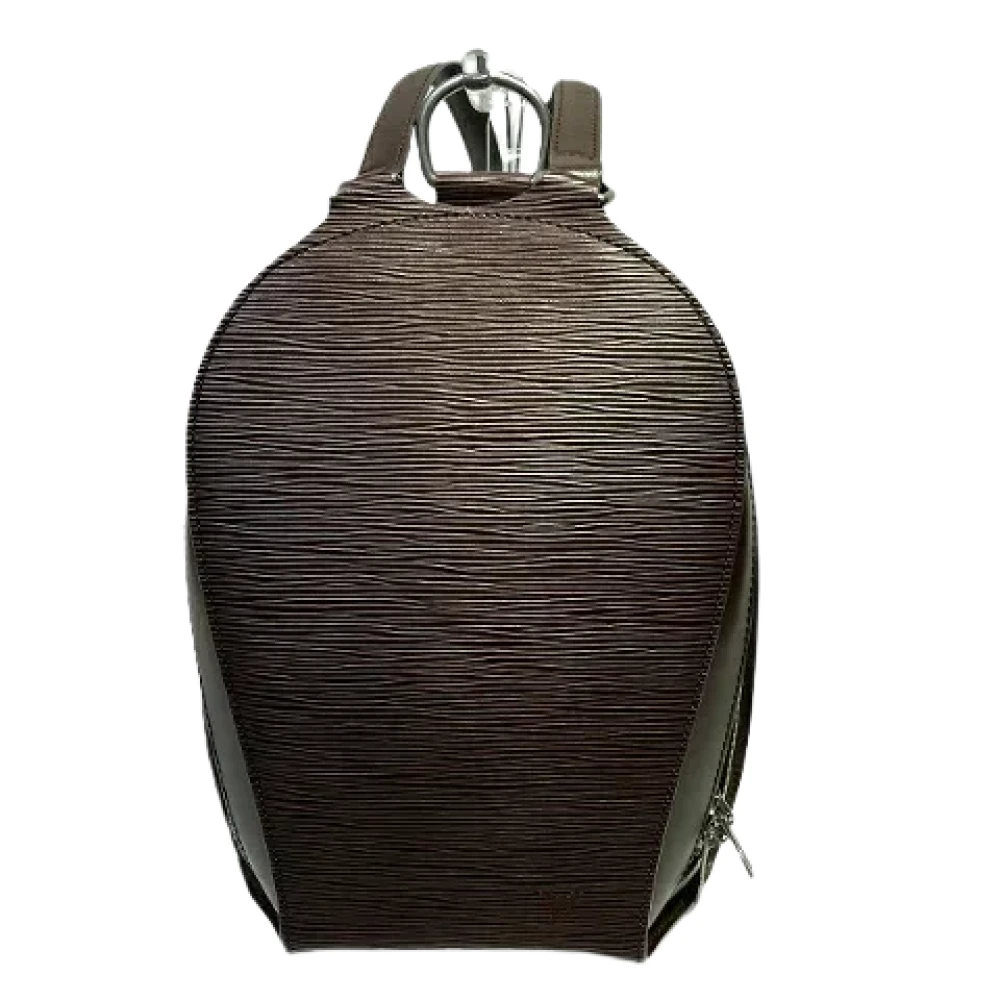 Louis Vuitton Vintage Pre-owned Leather backpacks Brown Dames