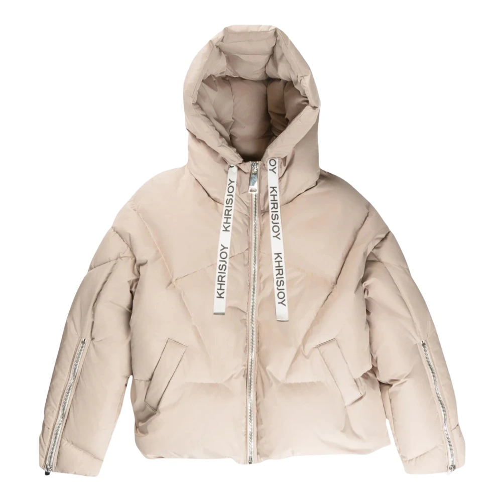 Khrisjoy Iconische gewatteerde jas in luxueuze kleuren Beige Heren