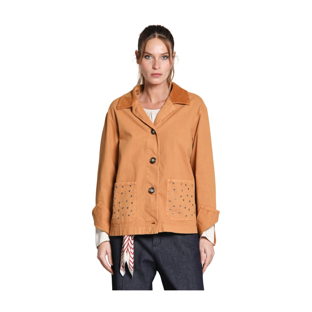 Mason's Damen Beige Jacken, Xsgröße: