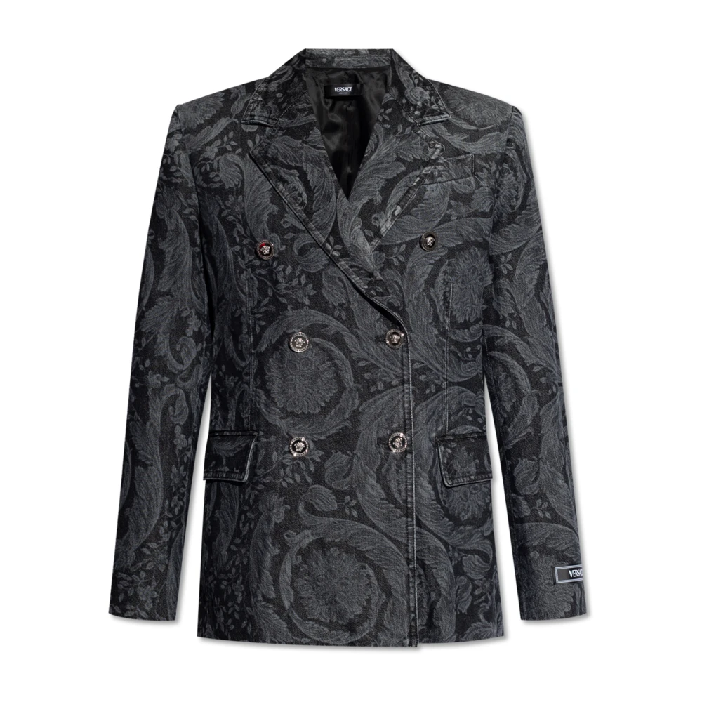 Versace Barocco blazer Gray Dames