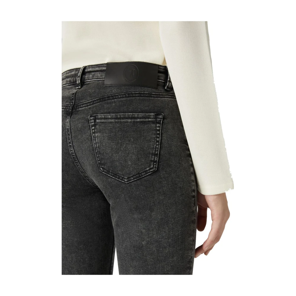 Trussardi Slim-fit Denim Broek Gray Dames