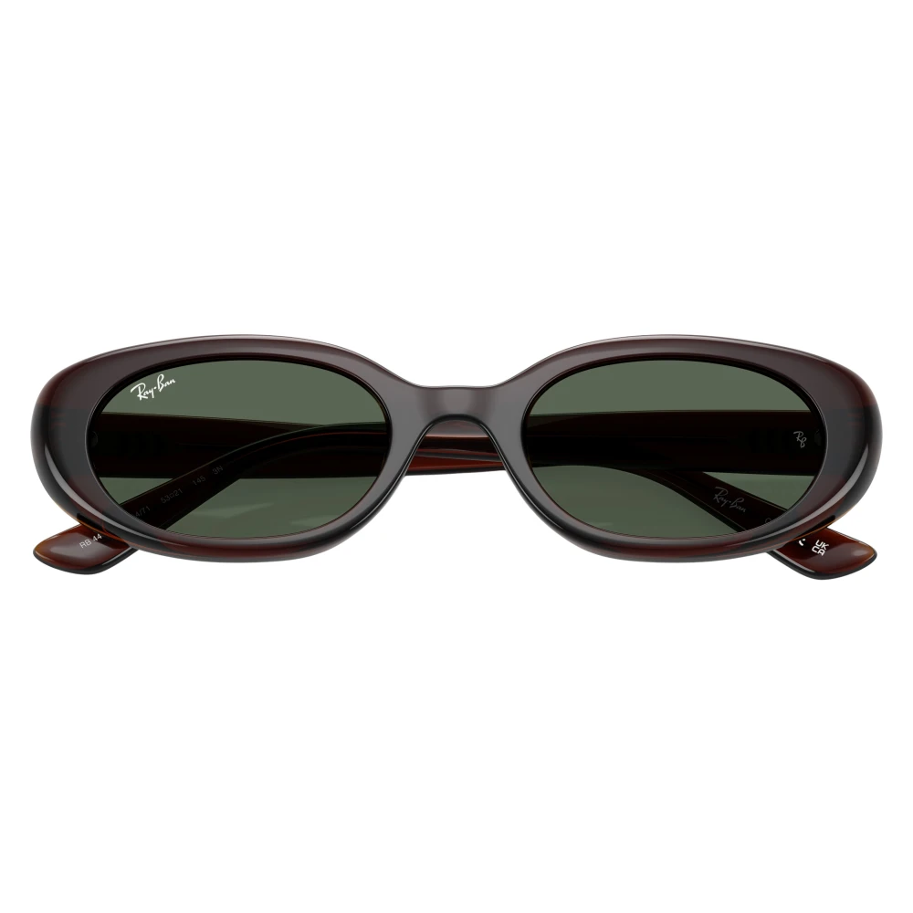Ray-Ban RB4441D, Transparent Brown Sunglasses Dark Green lenses, Mojo Glasses - Image 5
