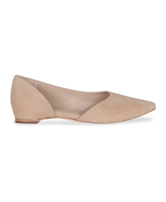 beige-suede-ballerina