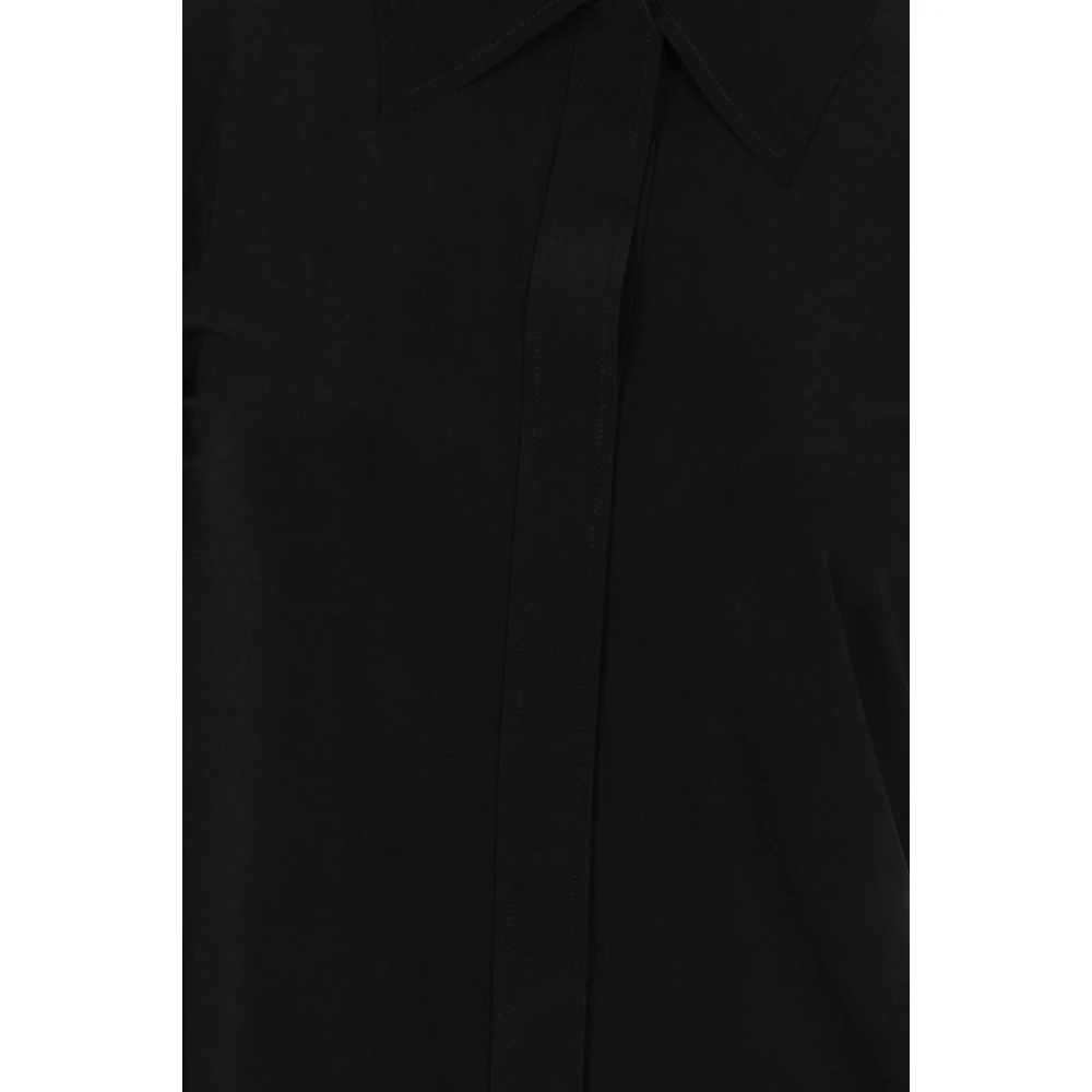 Norma Kamali Zwarte Shirt NK Stijl Black Dames