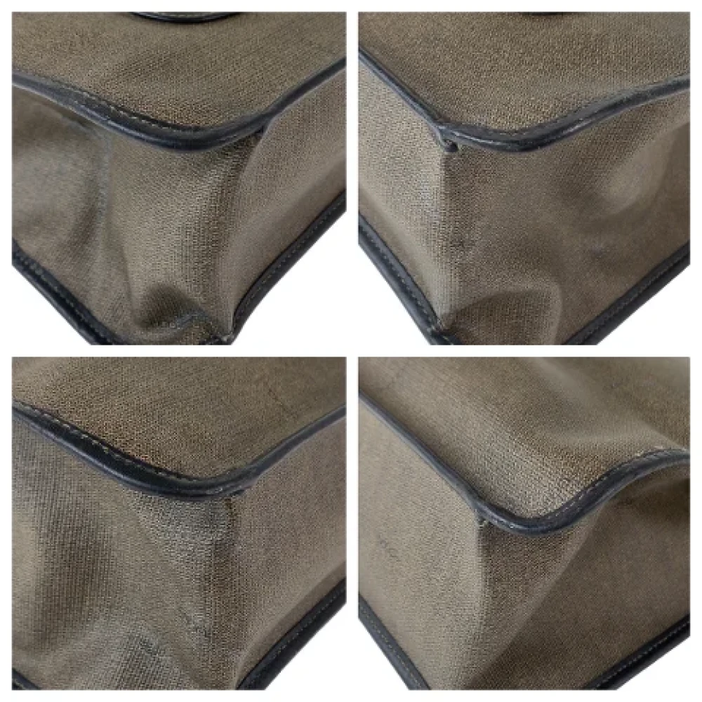 Fendi Vintage Pre-owned Canvas handbags Brown Dames