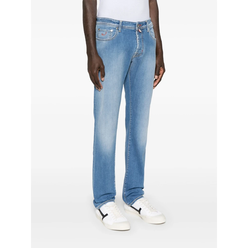 Jacob Cohën Bard Jeans met Japans Stof Blue Heren