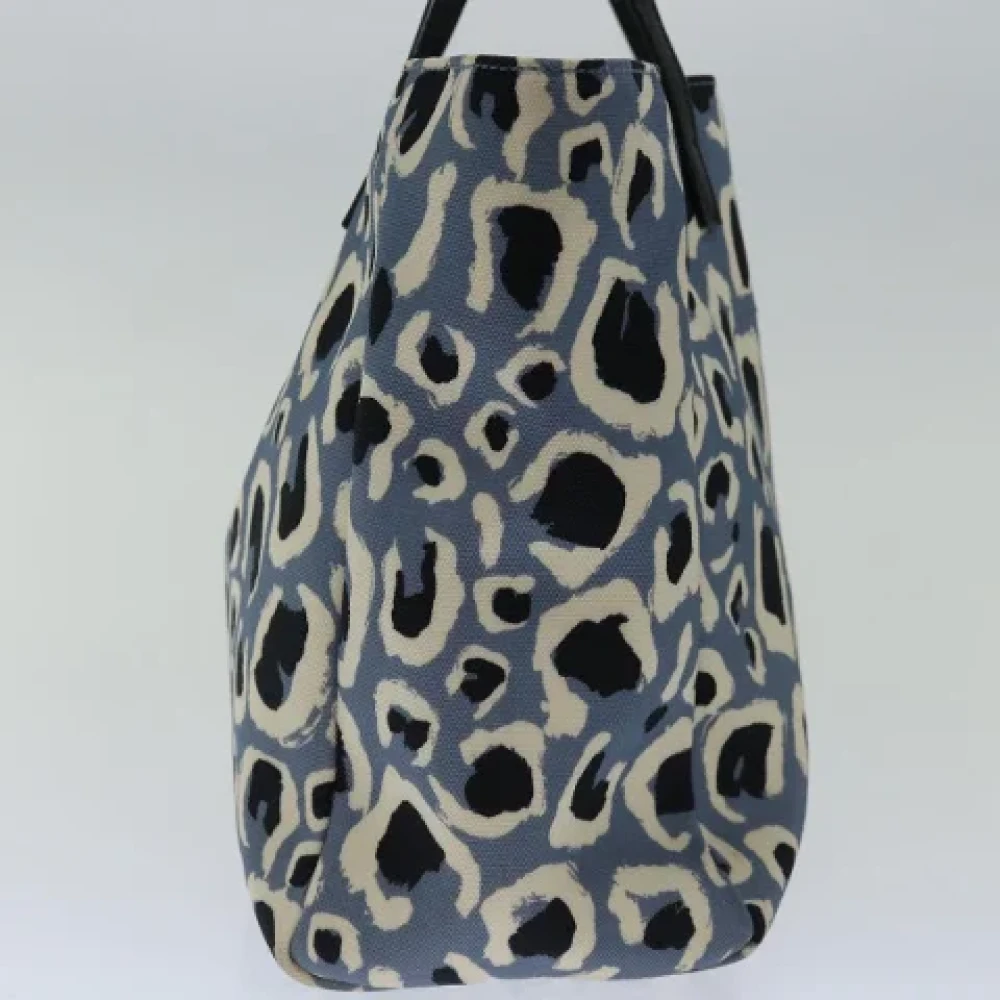 Gucci Vintage Pre-owned Canvas handbags Blue Dames