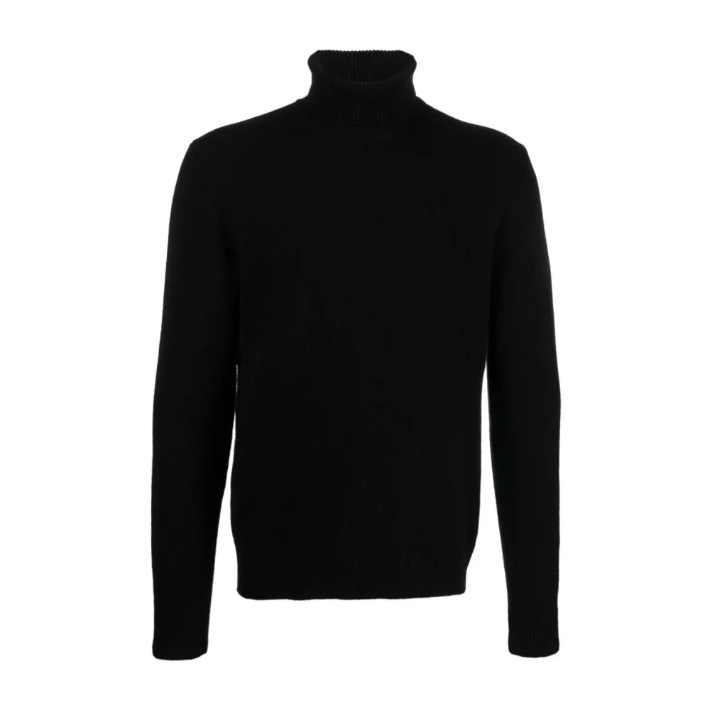 Ralph Lauren Men's Black Long Sleeve Jumper - Turtlenecks - S - Knitwear