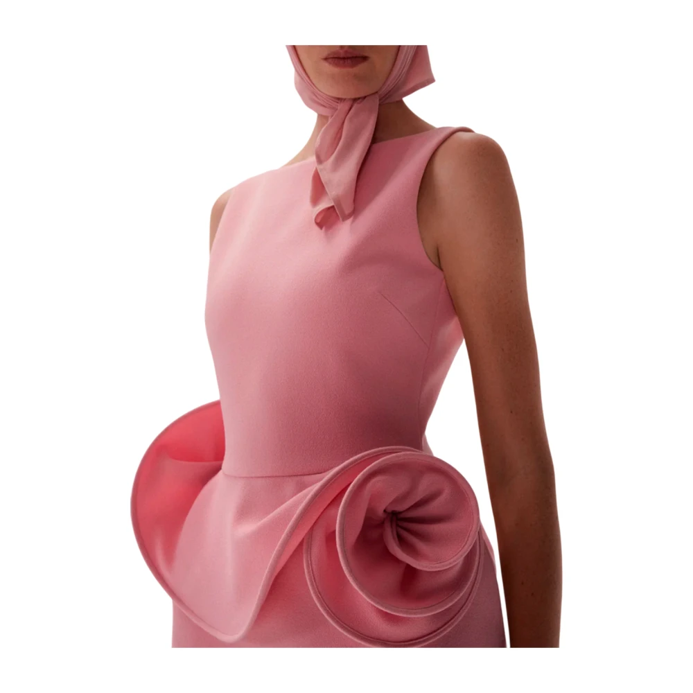 Magda Butrym Elegant Roze Kort Jurkje Pink Dames