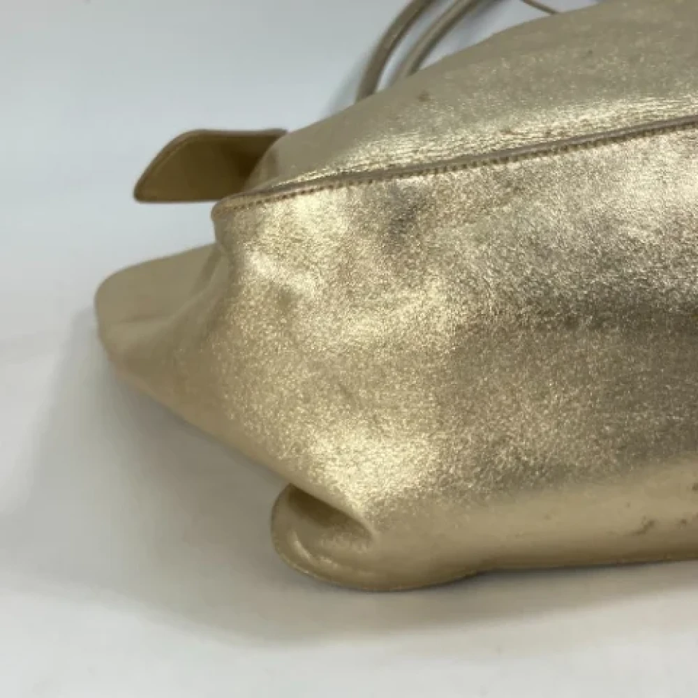 Prada Vintage Pre-owned Leather prada-bags Yellow Dames
