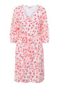 robe-florale-avec-col-en-v
