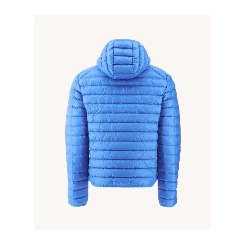 Jott Lichte getailleerde capuchonjas Nico Blue Heren
