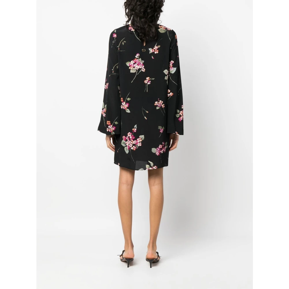 Twinset Korte Jurken Black Dames