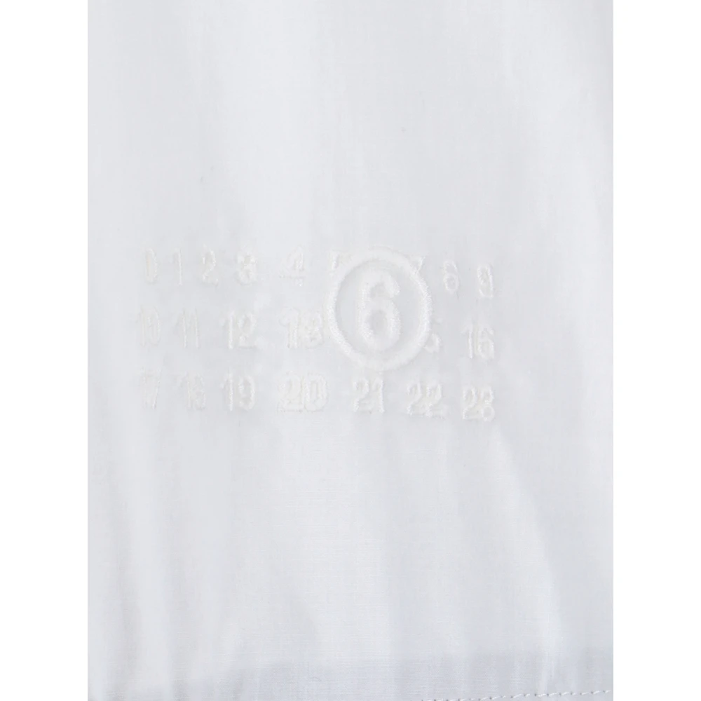 MM6 Maison Margiela Witte Shirt Dress White Dames