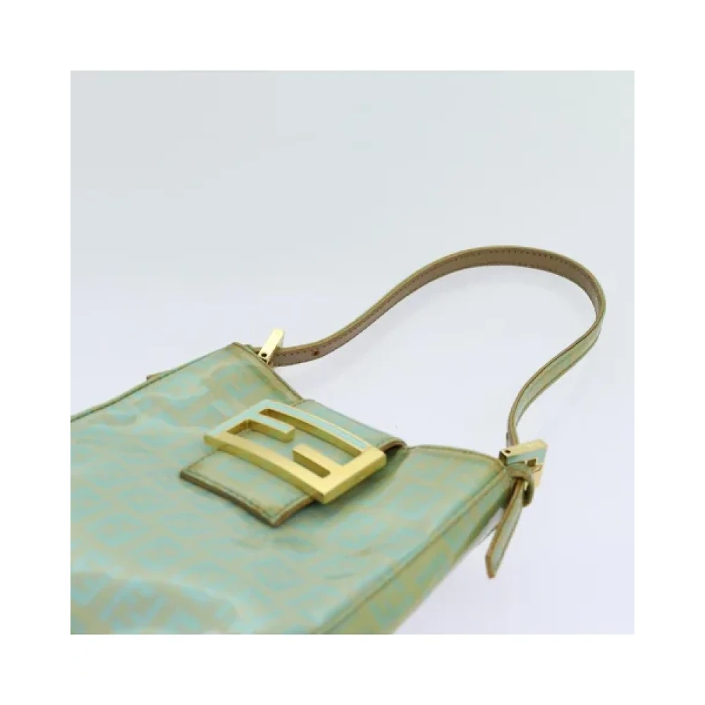 Fendi Vintage Pre-owned Canvas fendi-bags Green Dames