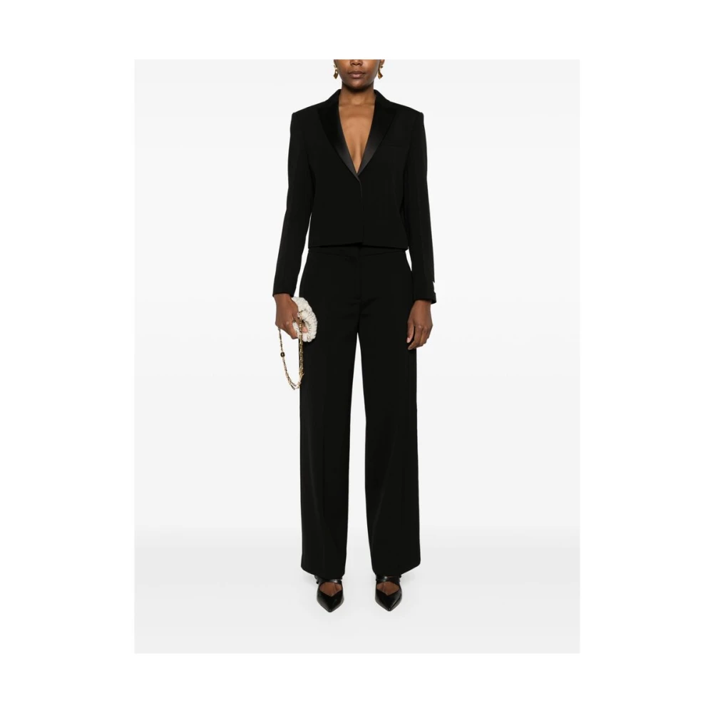 Calvin Klein Zwarte op maat gemaakte keperbroek Black Dames