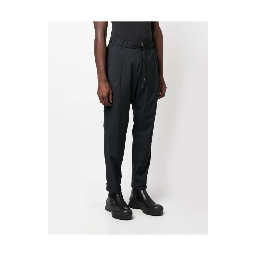 Herno Navy Blauw Elastische Trekkoord Broek Blue Heren