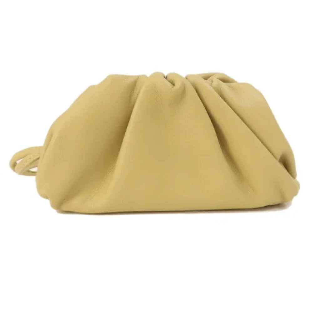 Bottega Veneta Vintage Pre-owned Fabric pouches Beige Dames