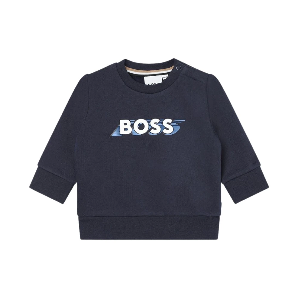 Hugo Boss Tryckt Sweatshirt Blue, Pojke