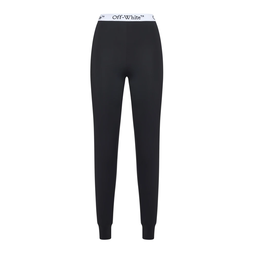 Off White Zwarte Broek Black Dames