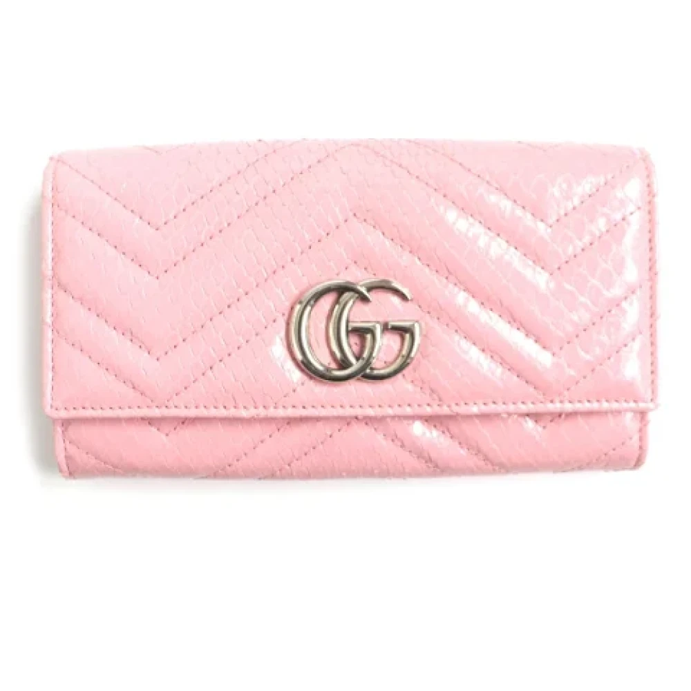 Gucci Vintage Pre-owned Leather wallets Pink Dames