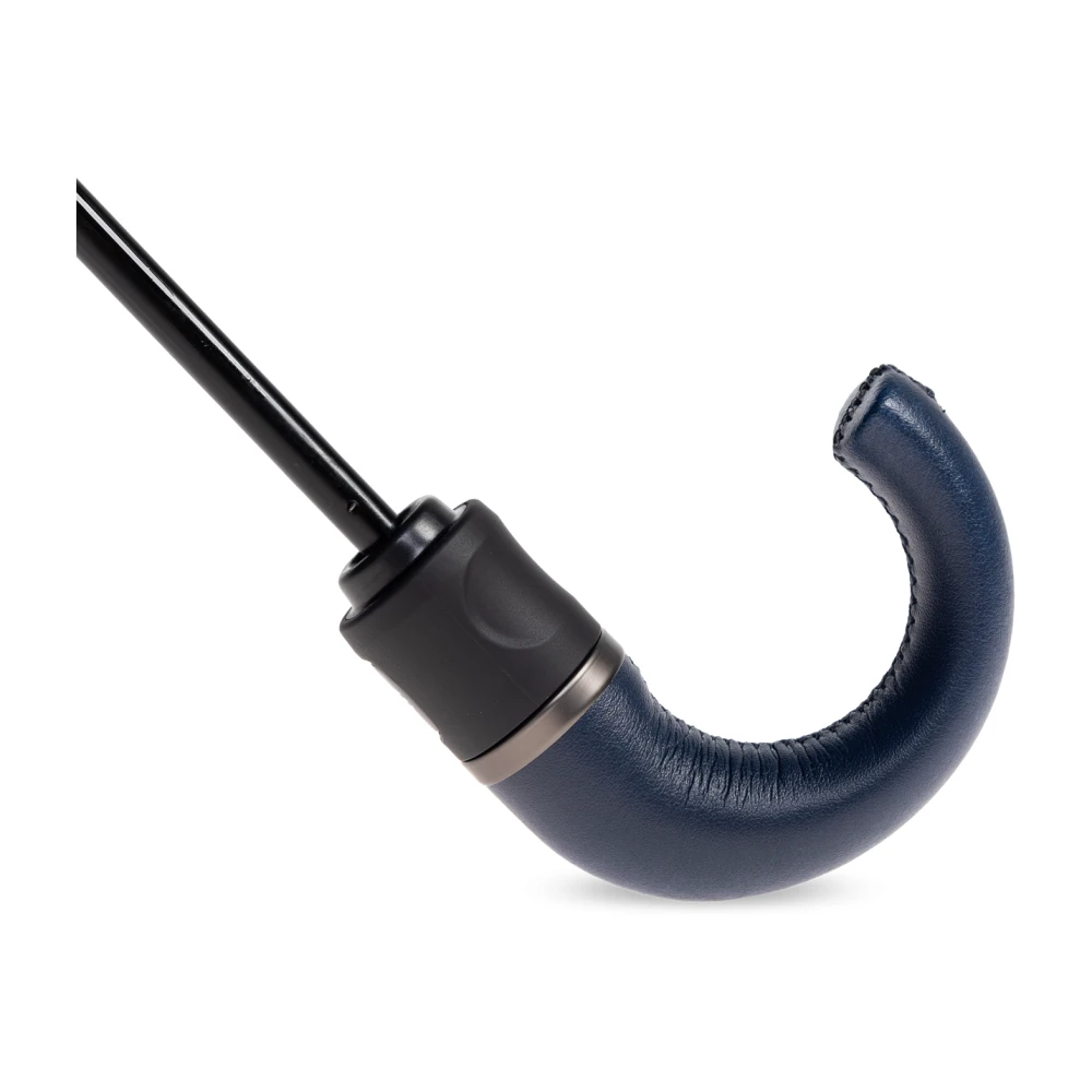 Moschino Opvouwbare paraplu met logo Blue Unisex