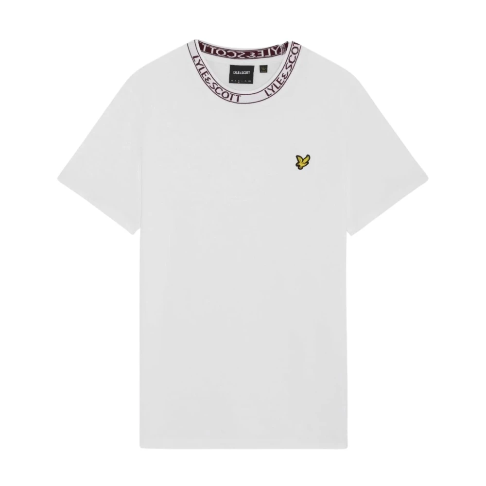 Lyle & Scott Uomo Bianco - T-Shirt Girocollo A Maniche Corte Stampata - Tops - Xl - Immagine 1