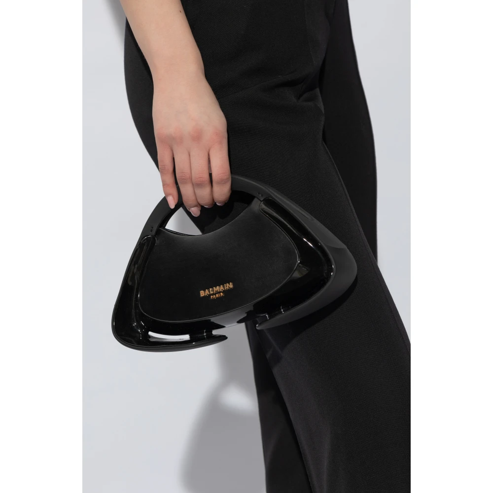 Balmain Jolie Madame Small Schoudertas Black Dames