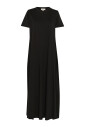 robe-noire-a-manches-courtes