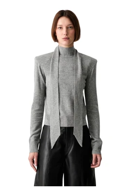 Wool Bow Pullover